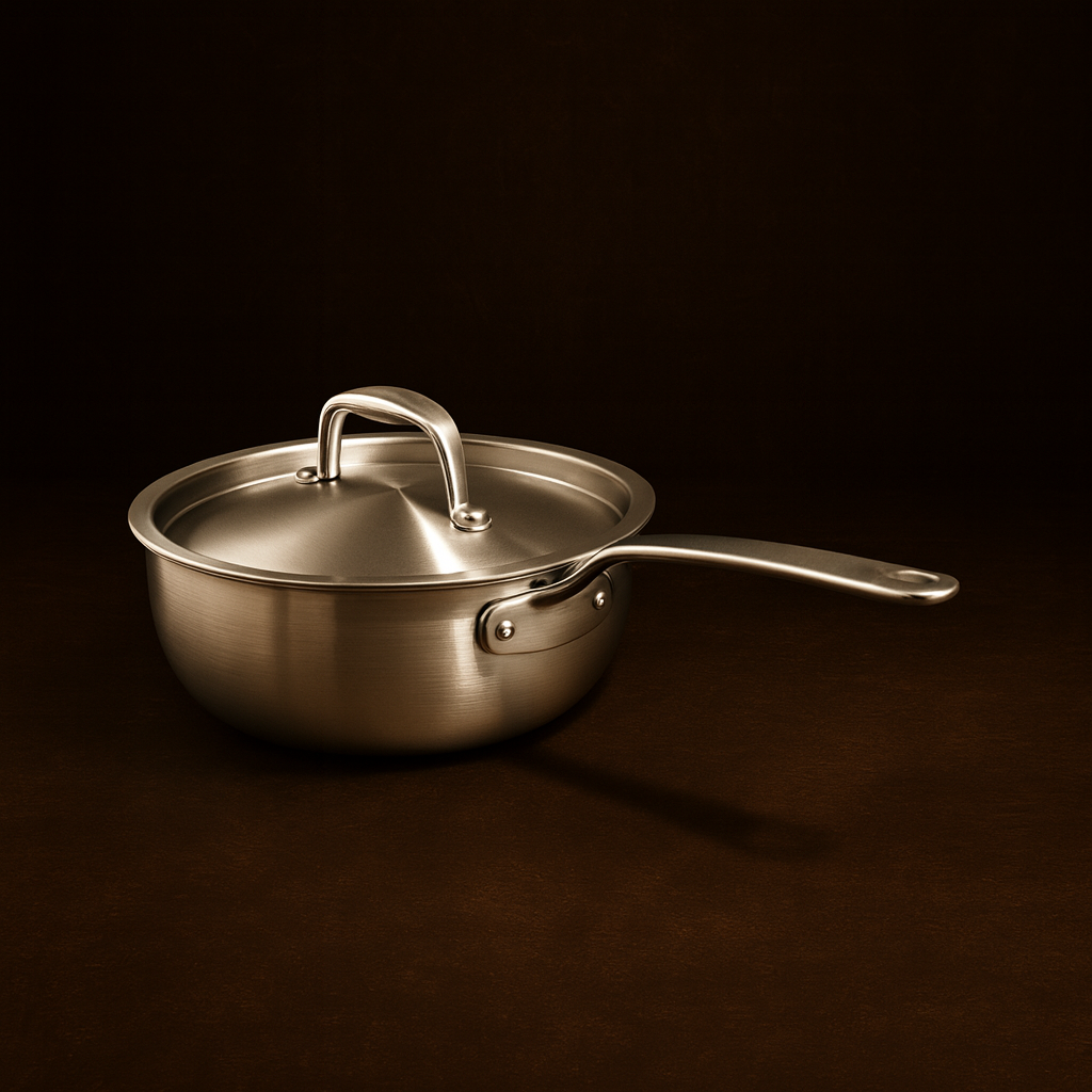 stainless clad saucier