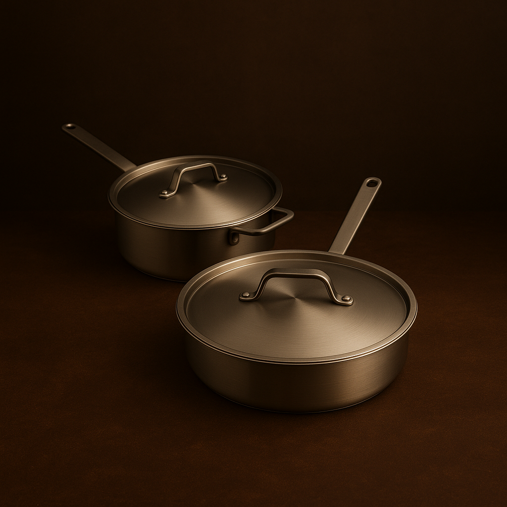 The duo of sauté pans
